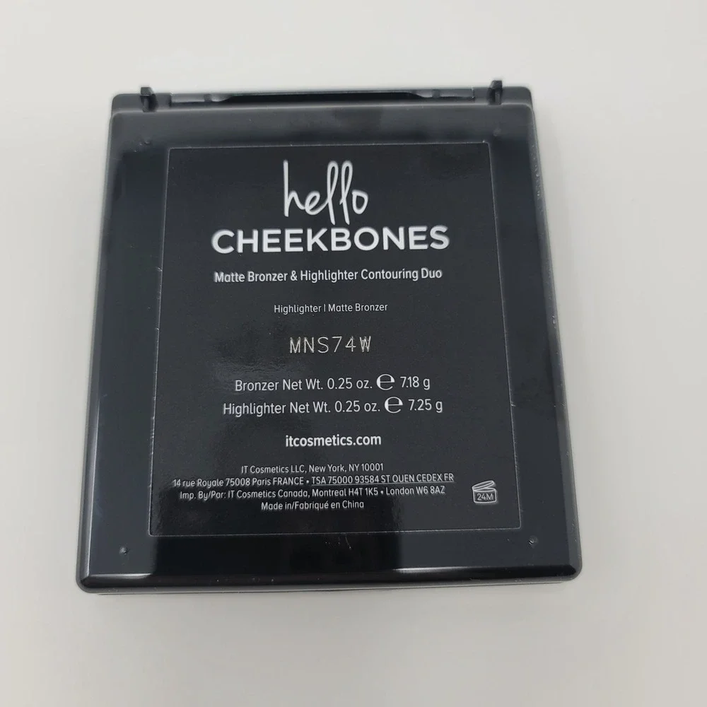 IT Cosmetics Hello Cheekbones‎ Matte Bronzer Love Highlighter Contour Duo New